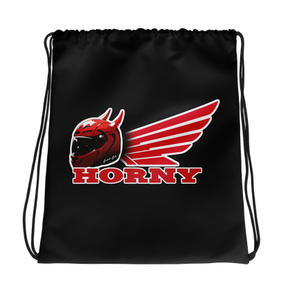 Horny Drawstring bag